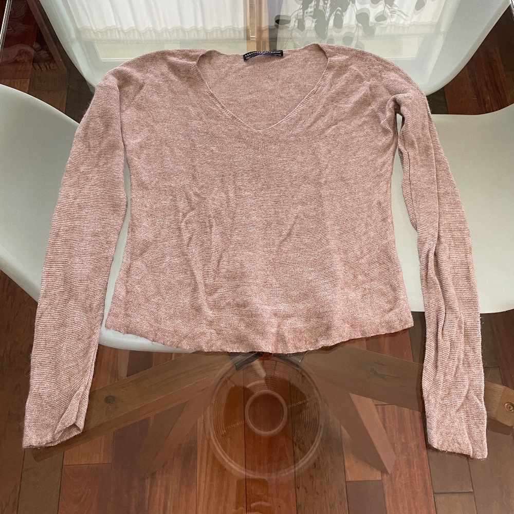 Peruvian‎ Connection V-Neck Lightweight Sweater